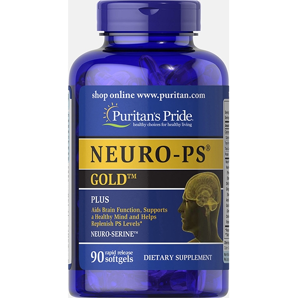 พร้อมส่งฟรี บำรุงสมอง Puritan's Pride NEURO-PS GOLD