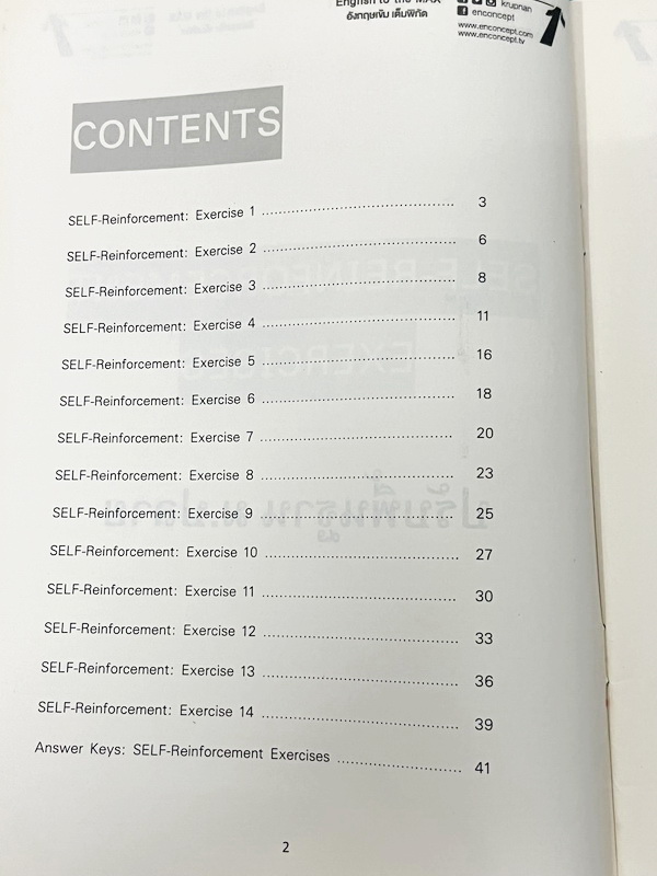 ►ครูพี่แนน Enconcept◄ หนังสือเรียนพิเศษปรับพื้นฐาน Vocab & Reading ม.ปลาย + หนังสือเล่มตะลุยโจทย์ มีเทคนิคลัดในการดูจับ Vocab และวิธีการอ่าน Reading แบบรวดเร็ว มี Tips & Tricks เทคนิคในการทำข้อสอบเยอะมาก จดครบเกือบทั้งเล่ม จดด้วยดินสอ ด้านหลังมีเฉลย Answe