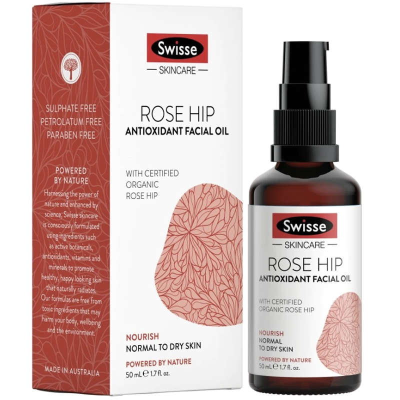 พร้อมส่ง โรสฮิบออลย์ Swisse Skincare Rose Hip Antioxidant Facial Oil 50ml.