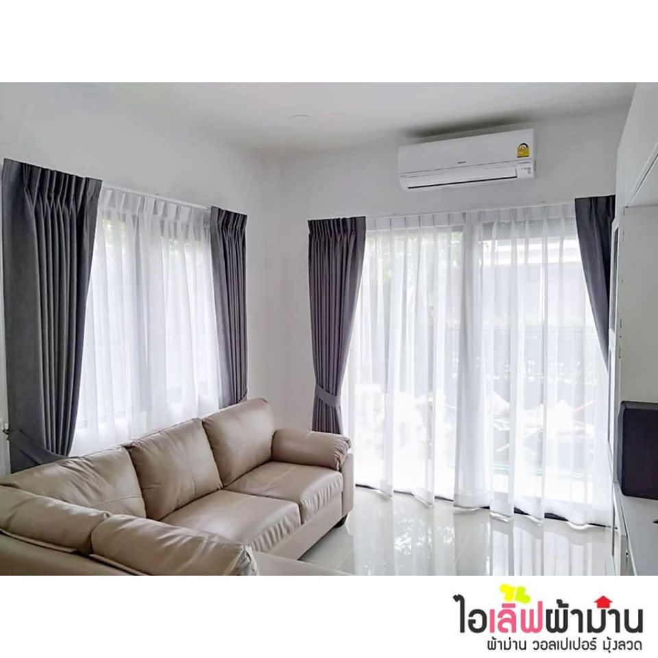 [H475] Centro สะพานมหาเจษฎาบดินทร์ฯ ผ้าดิมเอ้าท์กันแดด ผ้าโปร่ง และมู่ลี่อลูมิเนียม