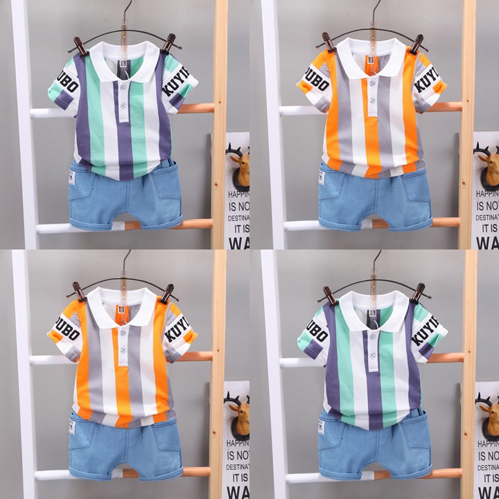 ha1484 เสื้อ+กางเกง size 80-110 จำนวน 4 ตัวต่อแพ็ค