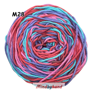 เชือกฟอกสีเหลือบ สี 28