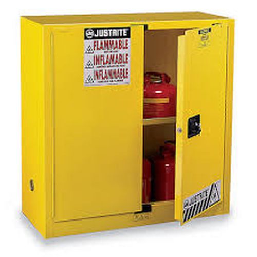 ตู้จัดเก็บของเหลวไวไฟ ขนาด 44x43x18นิ้ว1 ชั้นวาง รุ่น 893000 ยี่ห้อ Justrite Approve : FM,UL,N