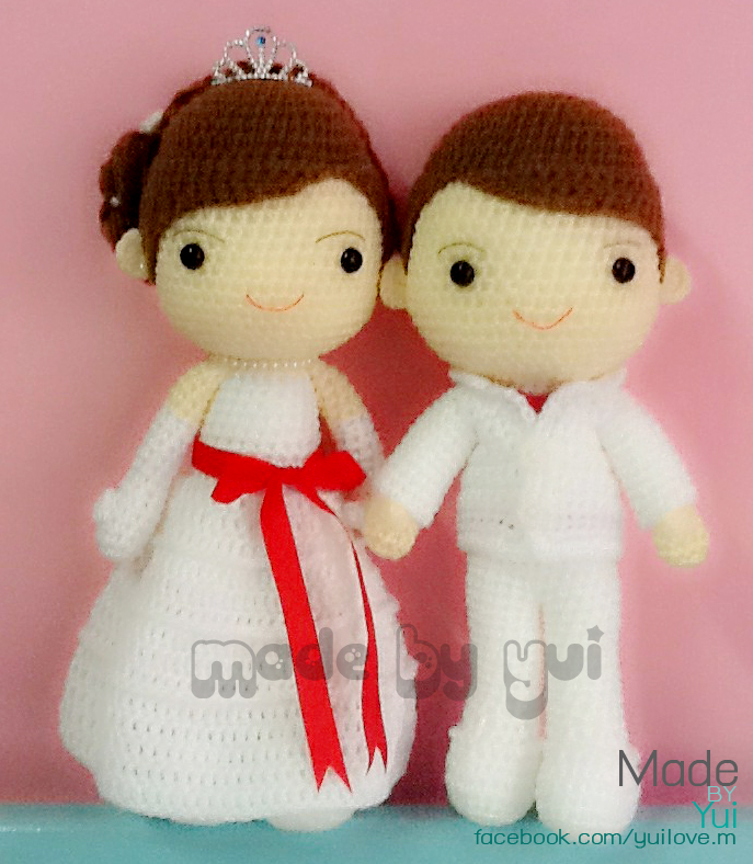 ตุ๊กตาแต่งงาน เจ้าบ่าว-เจ้าสาว 11 นิ้ว แบบที่ 1