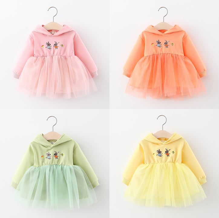 my2287 เดรส size 80-110 จำนวน 4ตัว ต่อแพ็ค
