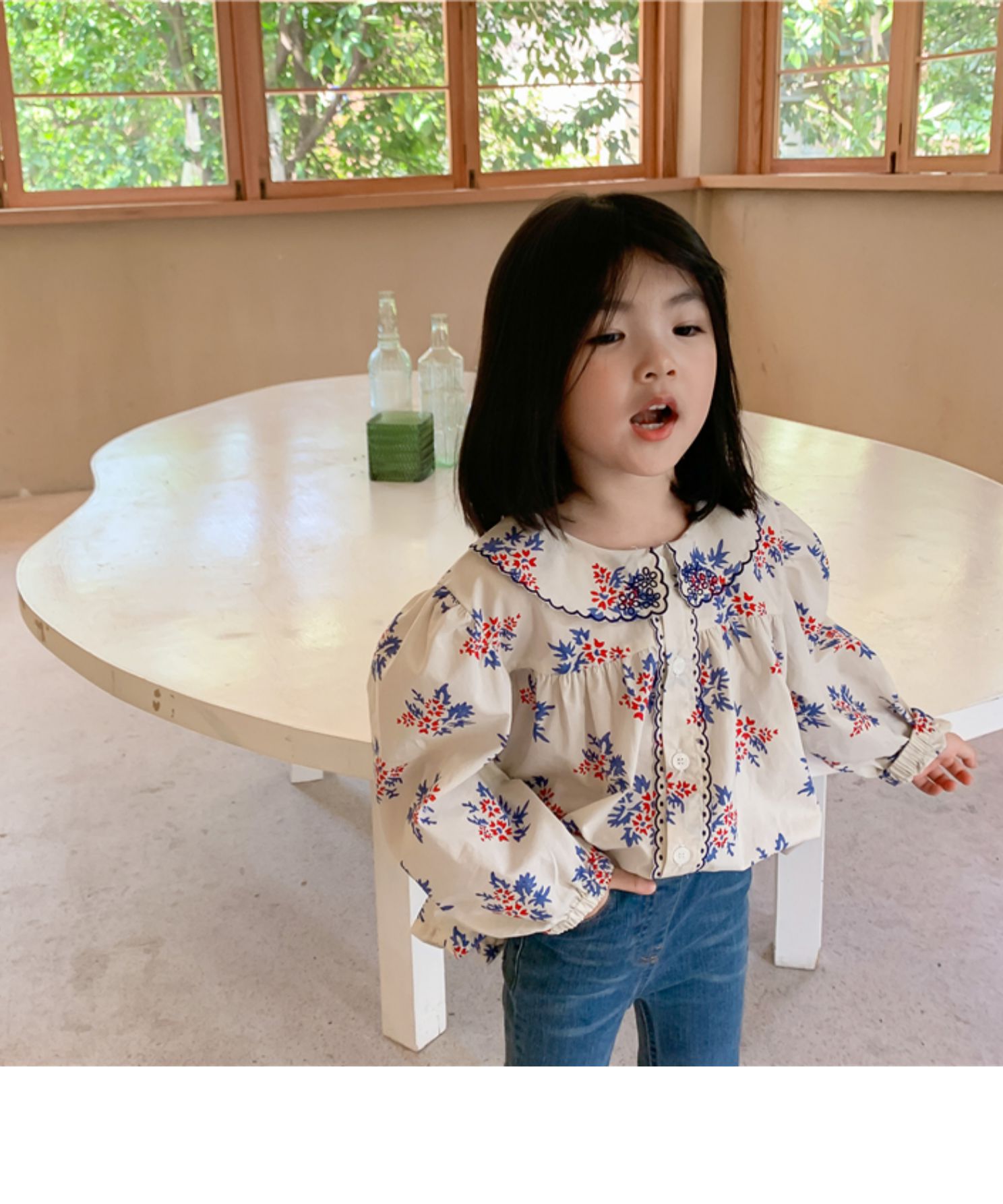 yw1258 เสื้อแขนยาว size 7-15 5 ชุดต่อแพ็ค