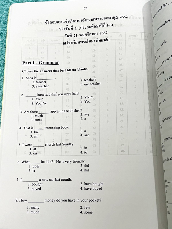 ►หนังสือเพชรยอดมงกุฎประถม◄ หนังสือสอบเพชรยอดมงกุฎ ระดับชั้นประถม 1-6 รวมข้อสอบวิชาภาษาอังกฤษเพชรยอดมงกุฎ ครั้งที่ 3-7 ปีพ.ศ. 2551-2555 พร้อมเฉลยครบทุกข้อ ในหนังสือมีเขียนเล็กน้อย เนื้อหาในหนังสือตีพิมพ์สมบูรณ์ทั้งเล่ม