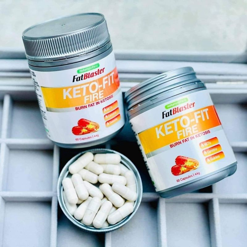 พร้อมส่งฟรี คีโตลดความอ้วน Naturopathica Fatblaster Keto Fit Fire 60 แคปซูล ออสเตรเลีย