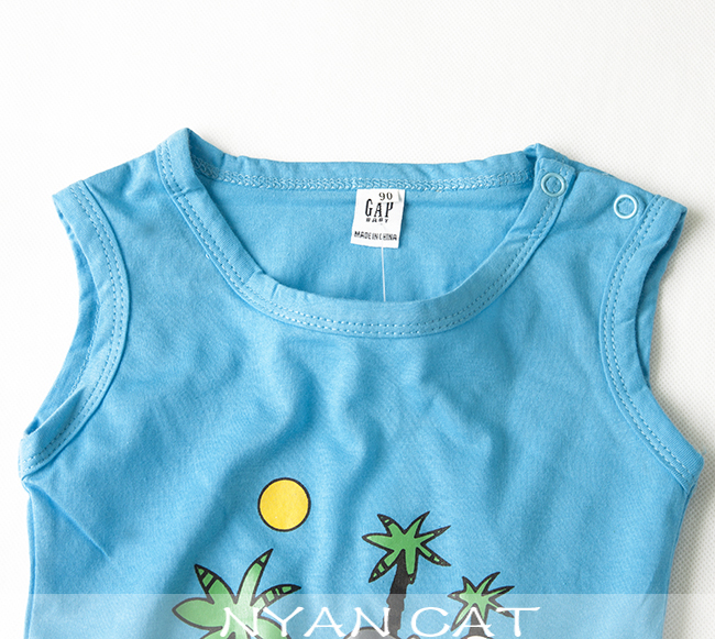 km1538 ชุดเด็ก เสื้อกล้าม+กางเกง 3 ตัวต่อแพ็ค