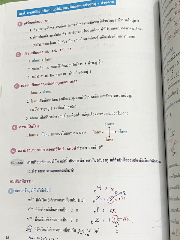 ►หนังสือเคมี อ.อุ๊◄ Set หนังสือเรียนเคมี อ.อุ๊ 3 เล่ม พันธะเคมี โครงสร้างอะตอม ตารางธาตุ มีสรุปเนื้อหา โจทย์แบบฝึกหัด มีเฉลยและเฉลยละเอียดของอาจารย์ จดครบเกือบทั้งเล่ม จดละเอียด