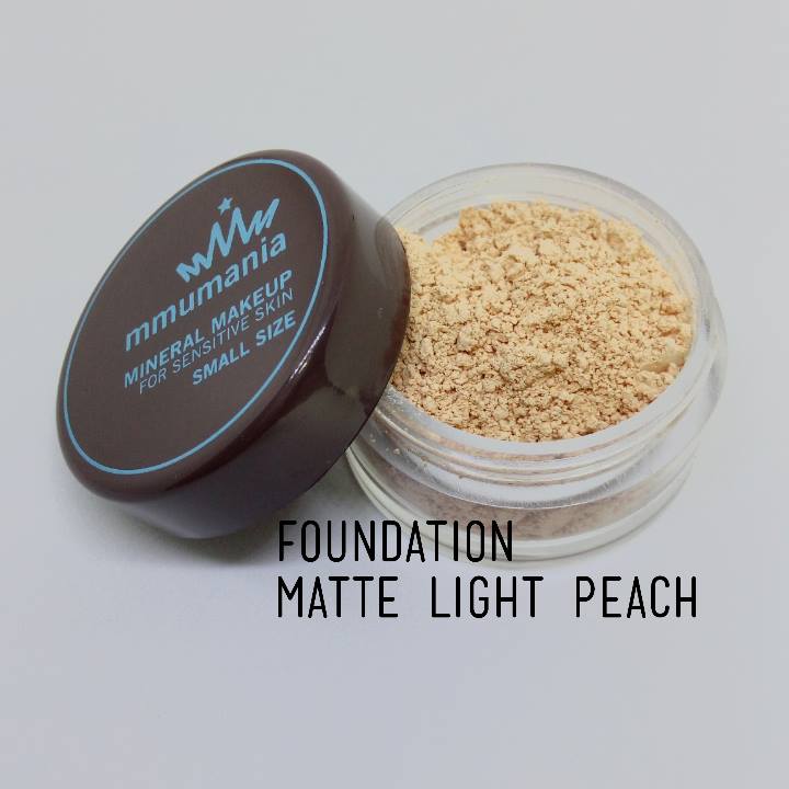 ขนาดจัดชุด MMUMANIA Matte Foundation รองพื้นสูตรควบคุมความมัน สี Light Peach ผิวขาวเหลืองอมแดง