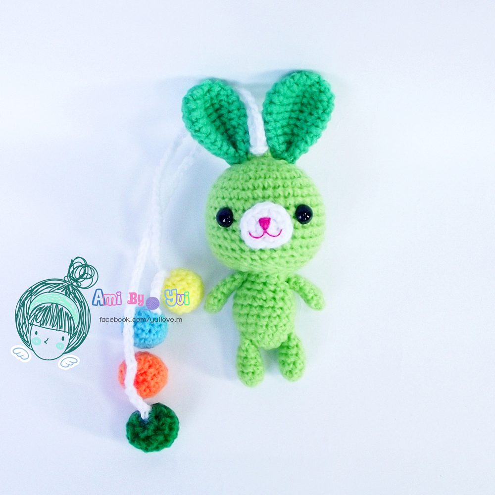 พวงห้อยกระเป๋ากระต่ายหูตั้ง