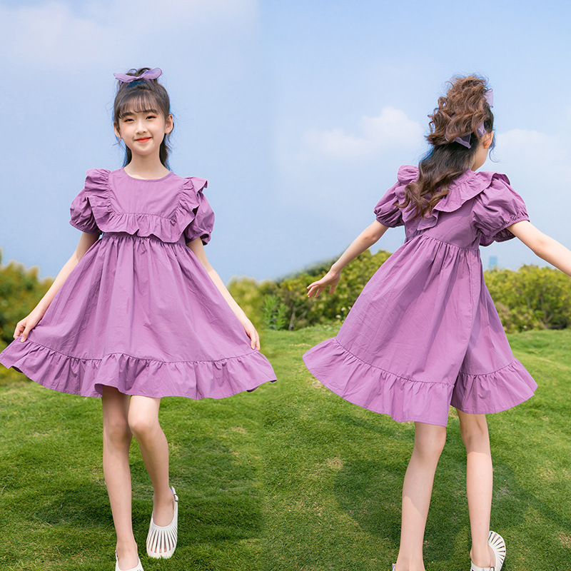 dr4951 เดรส เด็กโต 3 ตัวต่อแพ็ค 110-160 (เลือกไซส์ได้ให้ครบแพ็ค)