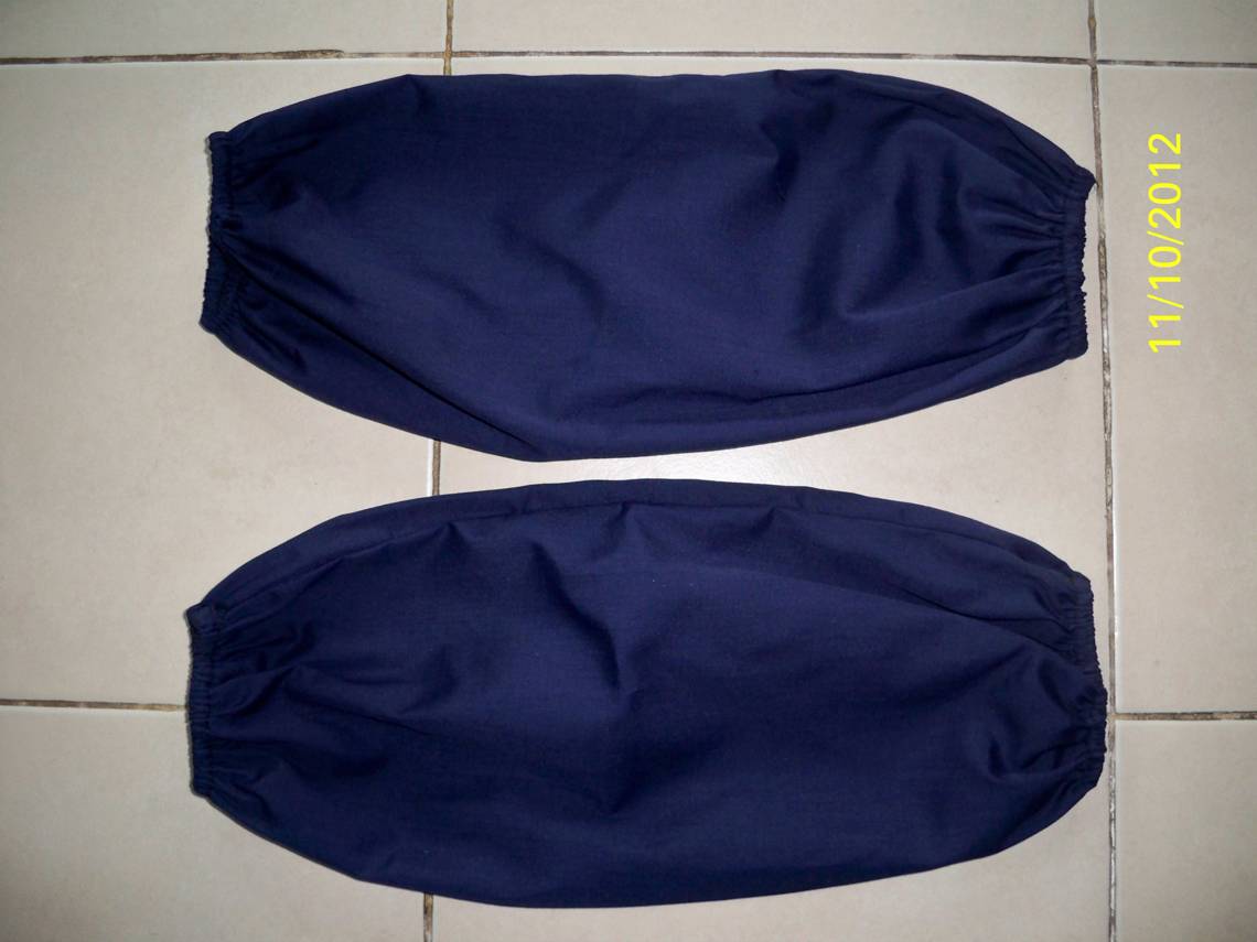 ขายปลอกแขนผ้าโทเร Safety ยาว 40cm สีกรมท่า