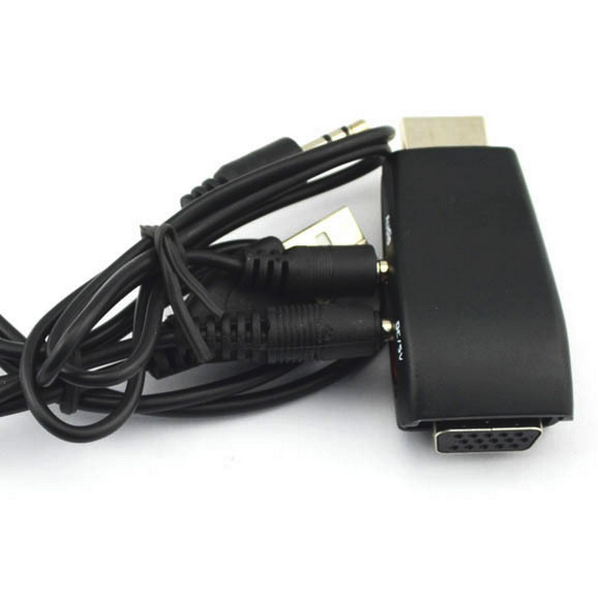 อแดปเตอร์แปลง HDMI เป็น VGA ( HDMI TO VGA ADAPTER )
