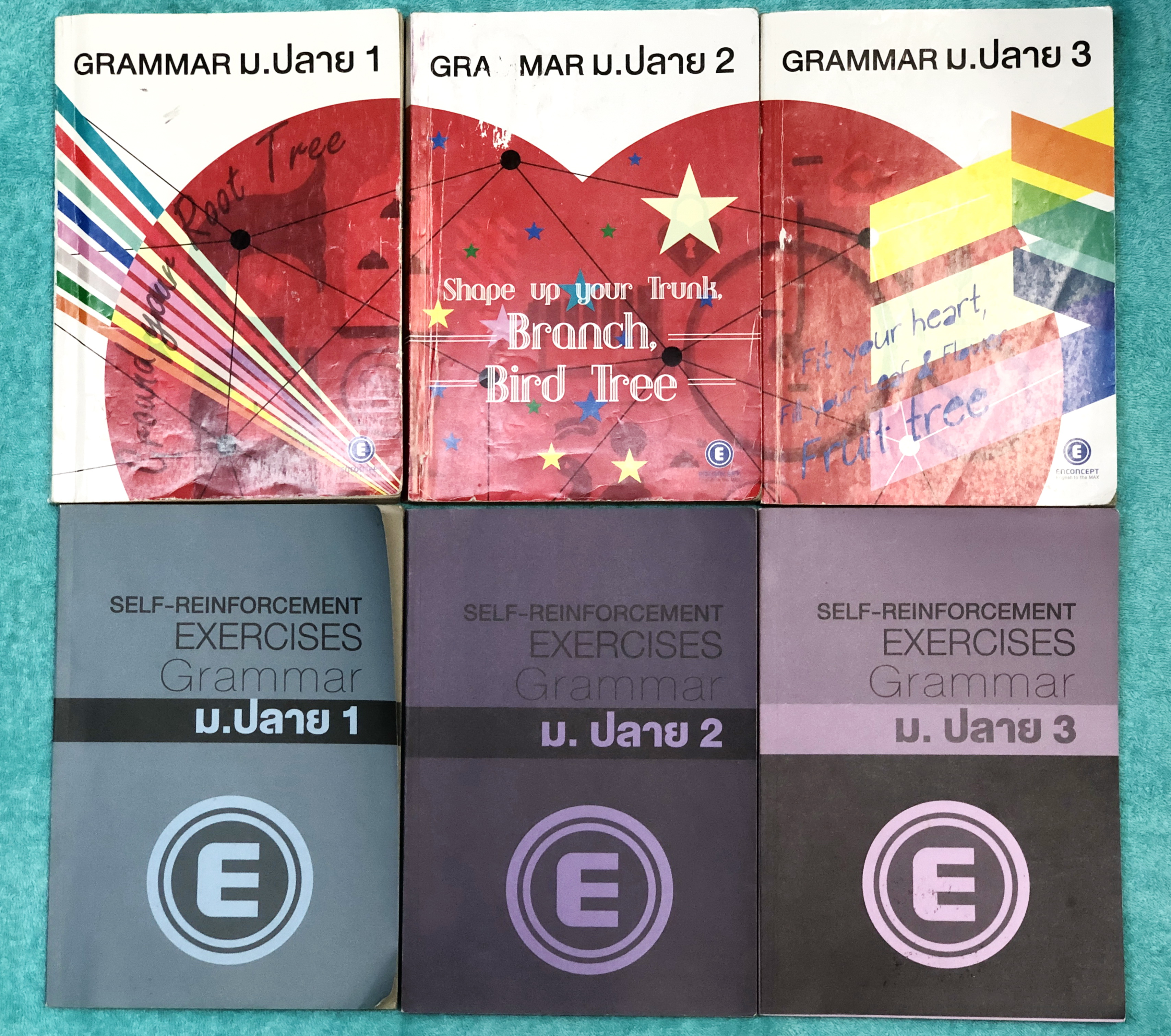 ►ครูพี่แนน Enconcept◄ Set หนังสือเรียนภาษาอังกฤษม.ปลาย Grammar สรุปหลักไวยากรณ์แกรมม่า ระดับชั้น ม.ปลายทุกเรื่องทุกบท ในชุดมีหนังสือเรียน 3 เล่ม หนังสือแบบฝึกหัด 3 เล่ม ในหนังสือเรียนเล่ม 1-3 ส่วนของเนื้อหาที่เรียนในห้องเรียน จดครบเกือบทั้งหมด โจทย์มีทำไป