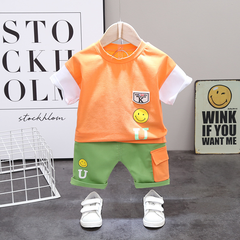 ha1378 เสื้อ+กางเกง size 80-110 จำนวน 4 ตัวต่อแพ็ค