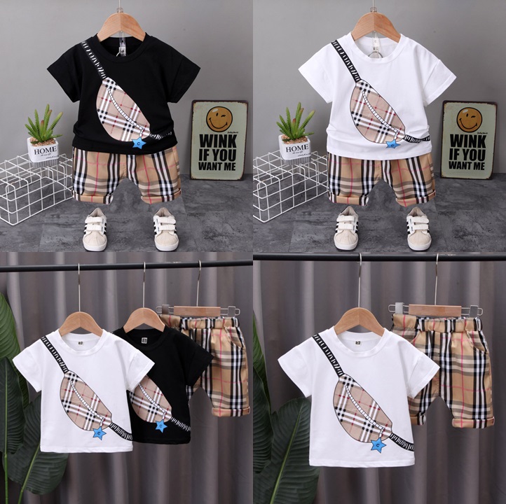 ha1275 เสื้อ+กางเกง size 80-110 จำนวน 4 ตัวต่อแพ็ค
