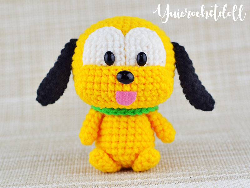 ตุ๊กตาถักโครเชต์ พลูโต Pluto