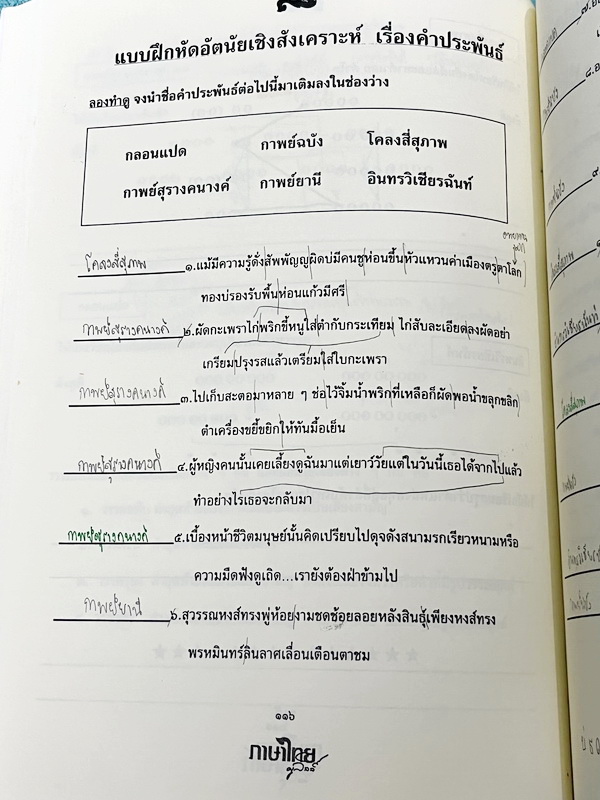 ►สอบเข้าเตรียมอุดม◄ หนังสือกวดวิชาภาษาไทยครูลิลลี่ ติวเข้มภาษาไทย เข้าเตรียมอุดม เล่ม 1+2 สรุปเนื้อหาเพื่อเตรียมสอบเข้า ร.ร.เตรียมอุดม ครูลิลลี่รวบรวมหลักสังเกต จุดที่น่าคิด และข้อควรระวังไว้มากมาย อาจารย์มีเน้นจุดที่ต้องท่องจำเพราะชอบออกในข้อสอบเข้าเตรีย