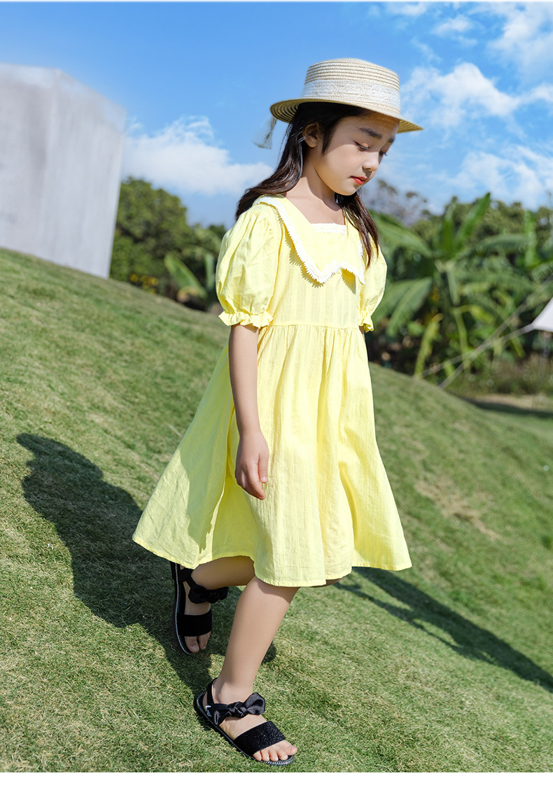 dm195 เดรส เด็กโต 3 ตัวต่อแพ็ค 110-160 (เลือกไซส์ให้ครบแพ็ค)