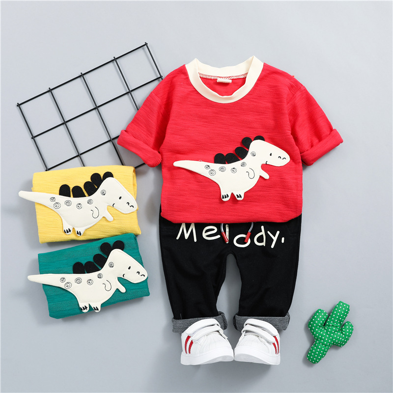 ha517 เสื้อแขนยาว+กางเกงขายาว size 80-110 4ตัวต่อแพ็ค
