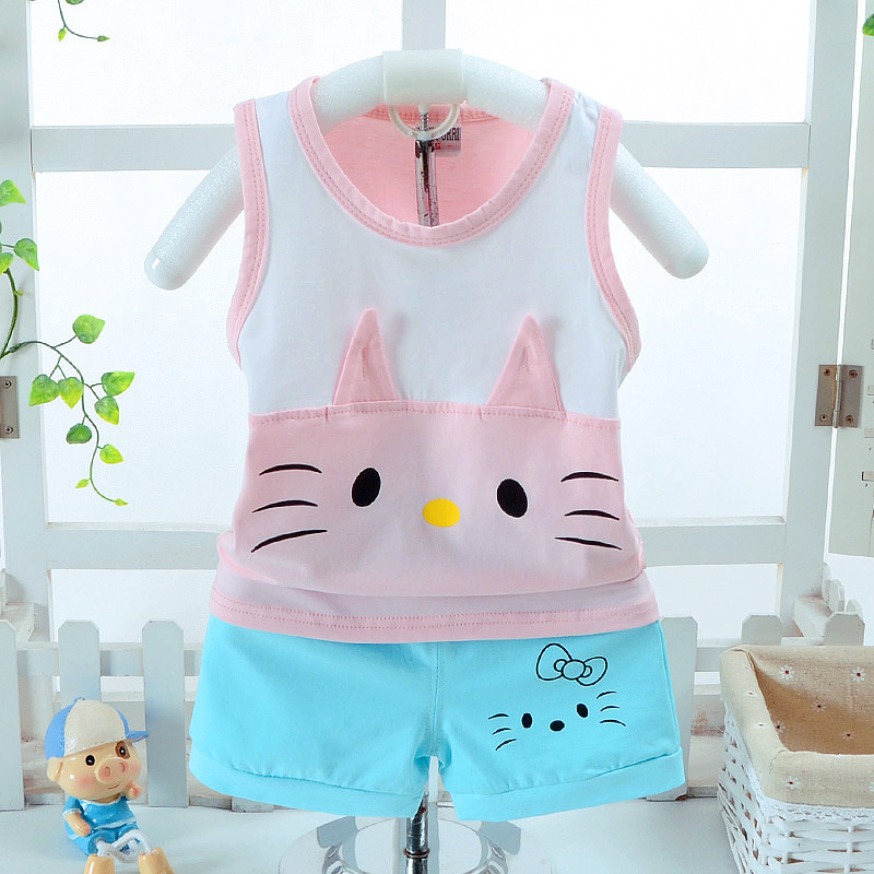 ha293 เสื้อกล้าม+กางเกง size 80-110 4 ตัวต่อแพ็ค