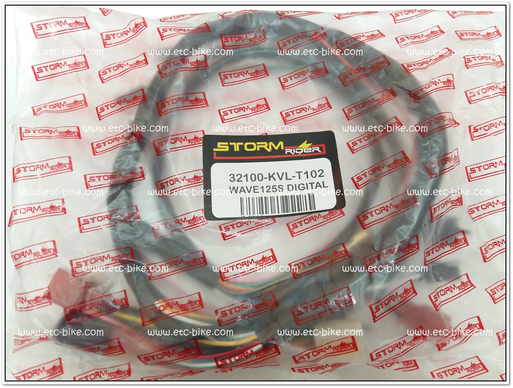 สายไฟชุด WAVE125-S ดิจิตอล สตาร์ทเท้า (32100-KVL-T102)