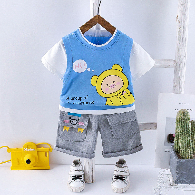 ha1517 เสื้อ+กางเกง size 80-120 จำนวน 5 ตัวต่อแพ็ค