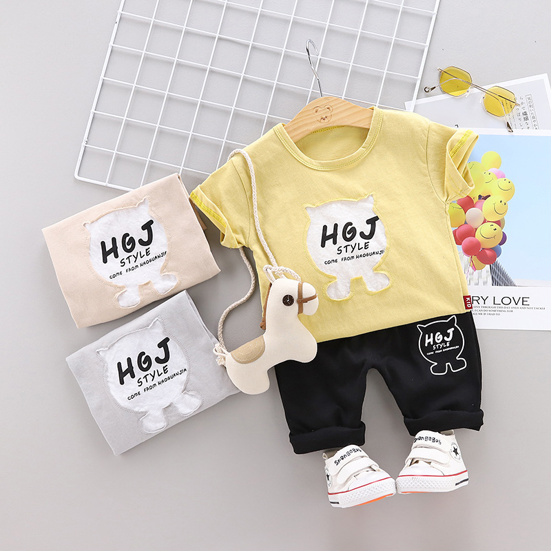 ha708 เสื้อ+กางเกง size 80-110 4ตัวต่อแพ็ค