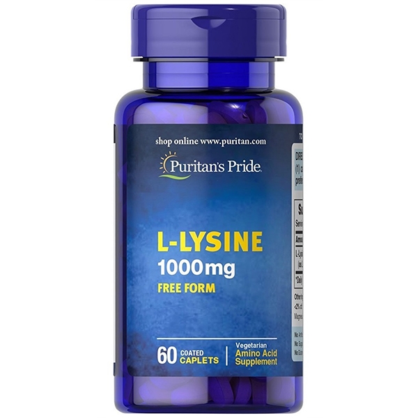 พร้อมส่ง กรดอะมิโนไซลีน Puritan's Pride L-Lysine 1000 mg