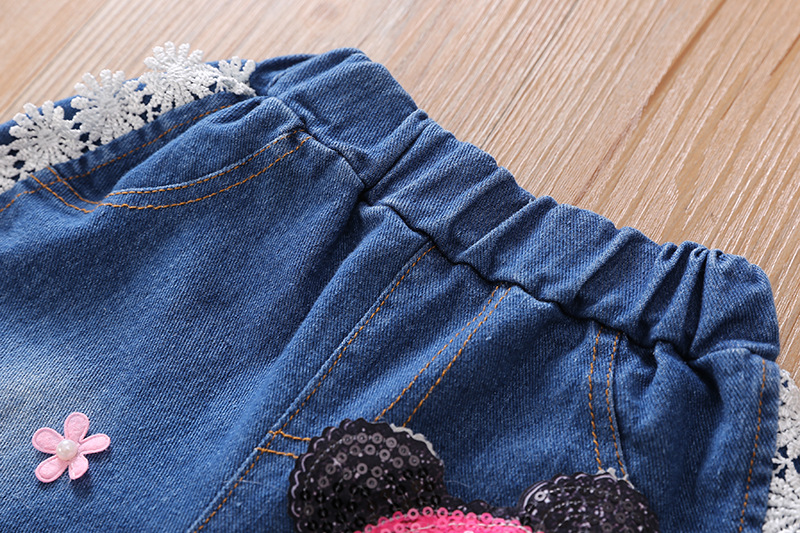 ha1002 กางเกงยีนส์ขาสั้น size 80-110 จำนวน 4 ตัวต่อแพ็ค