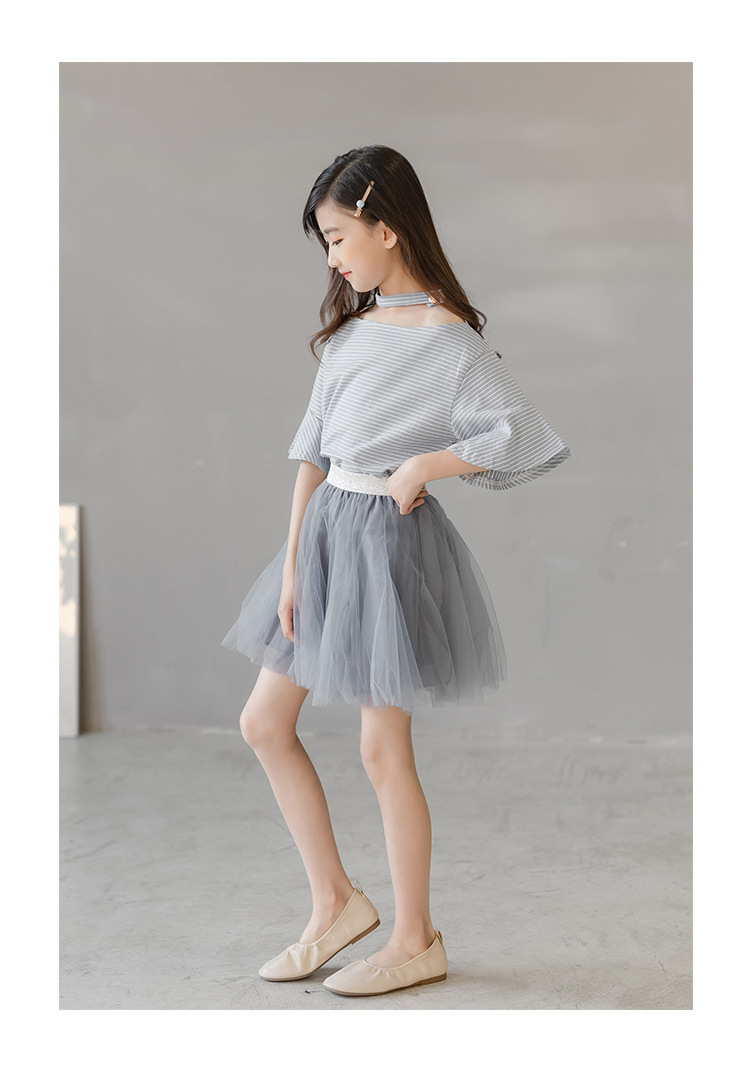 dr4898 เสื้อ+กระโปรง เด็กโต 3 ตัวต่อแพ็ค 110-170 (เลือกไซส์ได้ให้ครบแพ็ค)