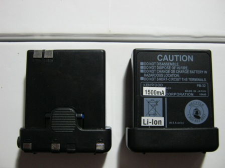 แบต Lithium KENWOOD TH-22 7.2V. 1500mA(แบบสั้น)