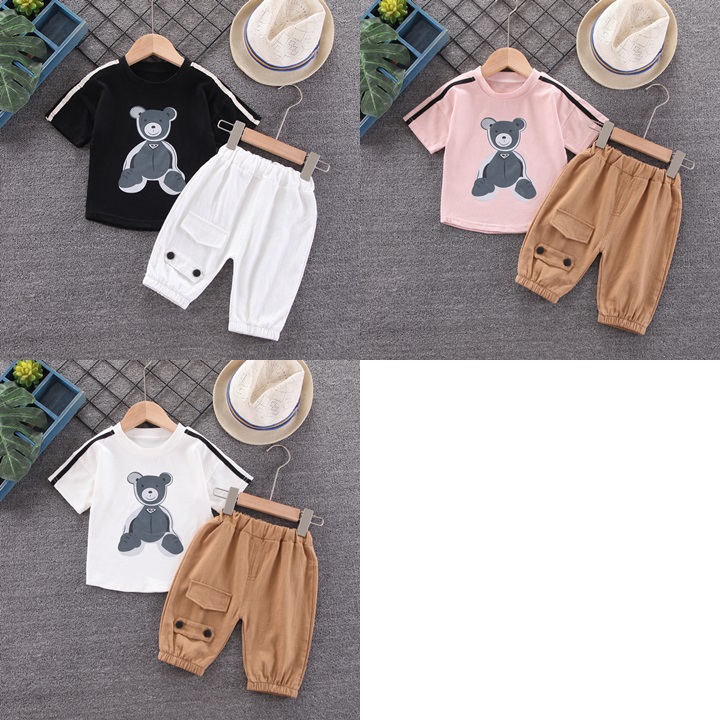 ha1387 เสื้อ+กางเกง size 80-110 จำนวน 4 ตัวต่อแพ็ค