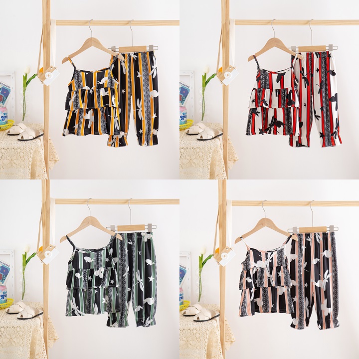 ha1750 เสื้อ+กางเกง size 80-130 จำนวน 6 ตัวต่อแพ็ค