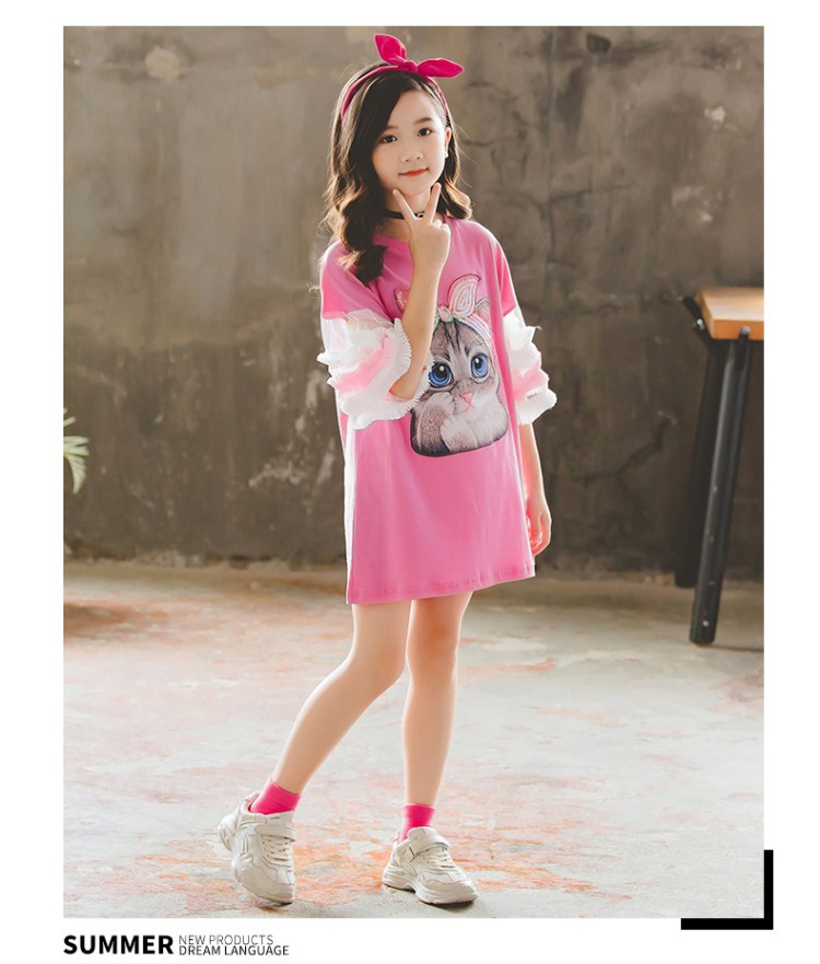 dr3349 เดรส เด็กโต 110-160 3 ตัวต่อแพ็ค (เลือกไซส์ได้ให้ครบแพ็ค)