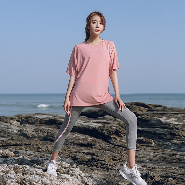 ชุดเซ็ท 3 ชิ้น ชุดออกกำลังกายผู้หญิง (L,XL,2XL) ZYS101+7964+7874