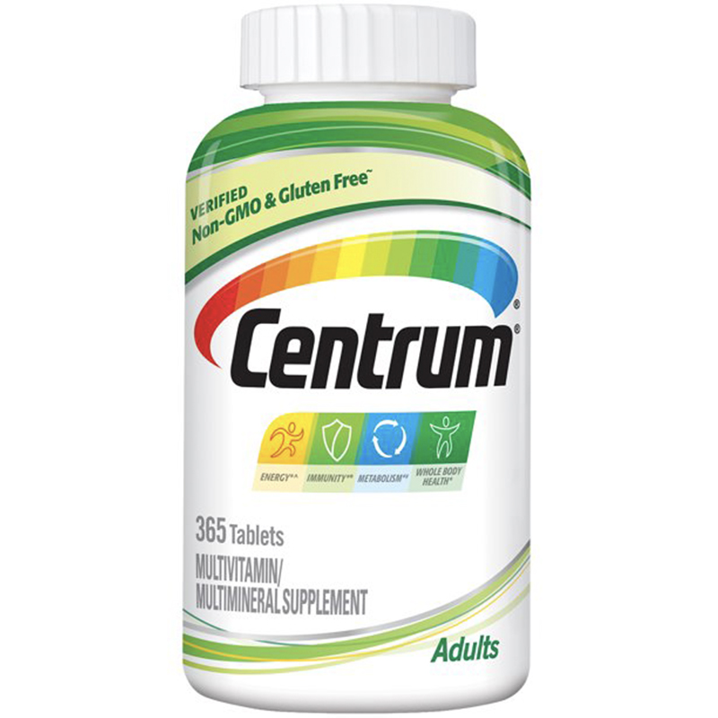 พร้อมส่ง อาหารเสริมสำหรับผู้ใหญ่ Centrum Adults Multivitamin 365 Tablets