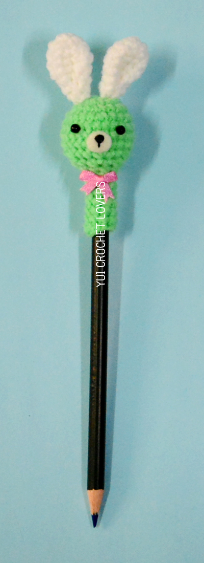 หัวดินสอน้องกระต่ายสีเขียว