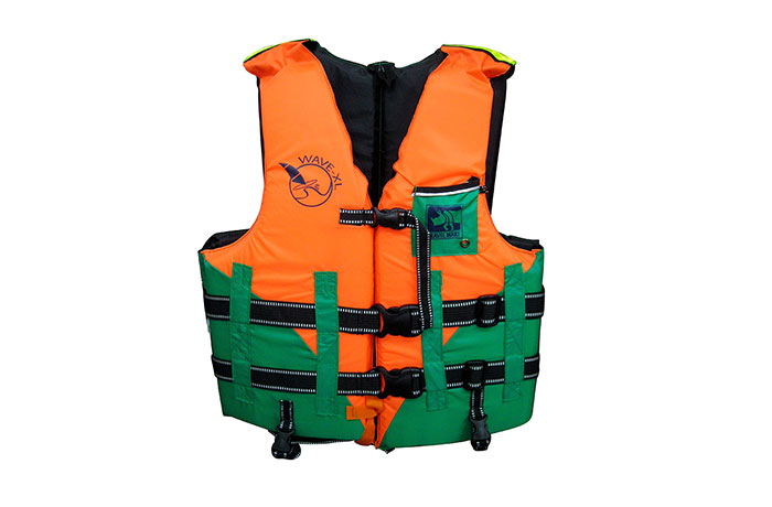 เสื้อชูชีพ Size XL มีสีส้ม-เหลือง,เขียว-ส้ม,แดง-เหลือง