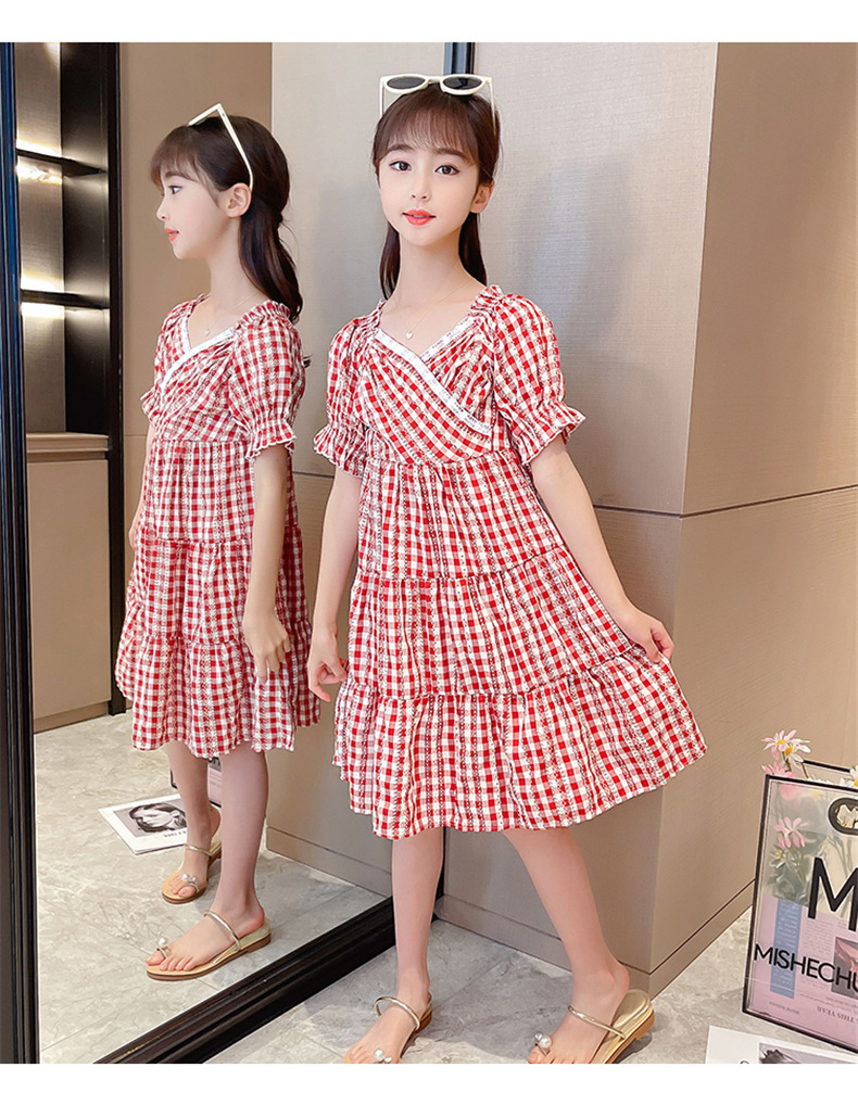 dr5406 เดรส เด็กโต 3 ตัวต่อแพ็ค 110-170 (เลือกไซส์ได้ให้ครบแพ็ค)