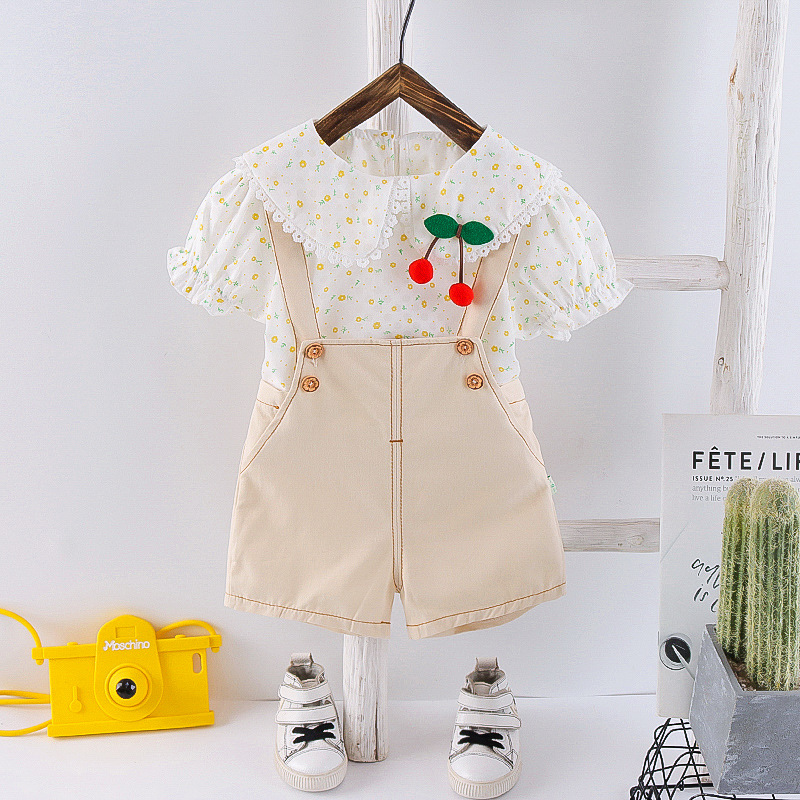 ha1533 เสื้อ+กางเกงเอี๊ยม size 80-120 จำนวน 5 ตัวต่อแพ็ค