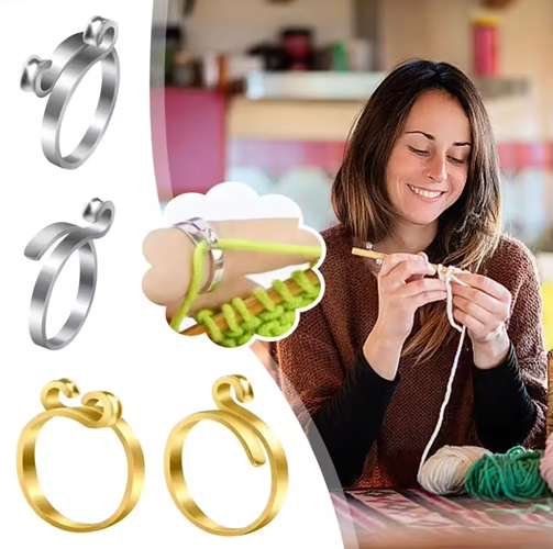 แหวนถักโครเชต์ / แหวนสวมนิ้ว / อุปกรณ์เสริม สำหรับถักโครเชต์