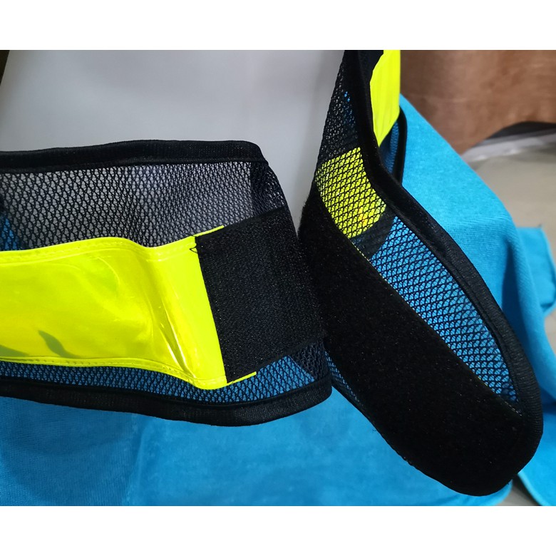 เสื้อกั๊กสะท้อนแสงซิปและกระเป๋า แถบสะท้อนแสง 2.4 นิ้ว