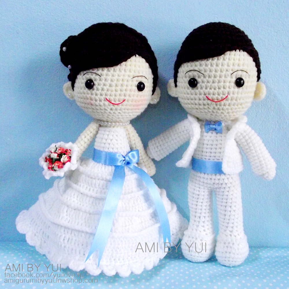 ตุ๊กตาแต่งงาน เจ้าบ่าว-เจ้าสาว 11 นิ้ว แบบที่ 2