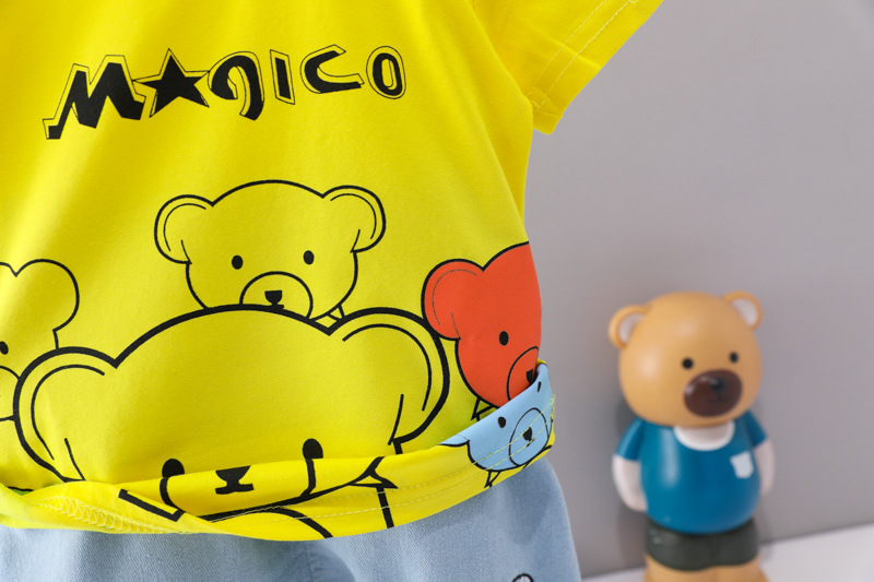 ha1563 เสื้อ+กางเกง size 80-110 จำนวน 4 ตัวต่อแพ็ค