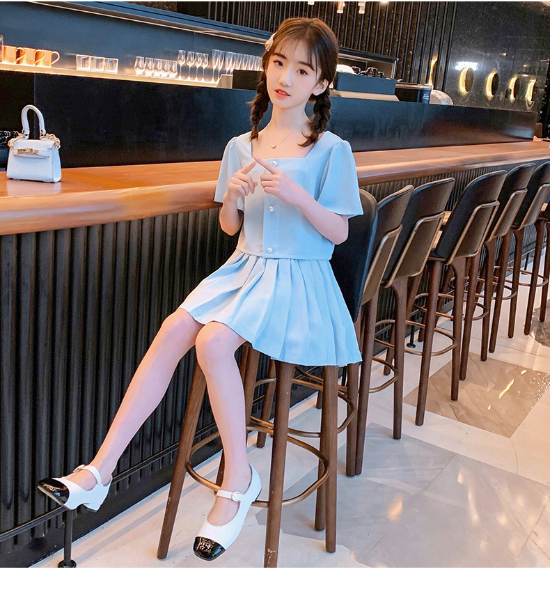 dr5440 เสื้อ+กระโปรง เด็กโต 3 ตัวต่อแพ็ค 110-170 (เลือกไซส์ได้ให้ครบแพ็ค)