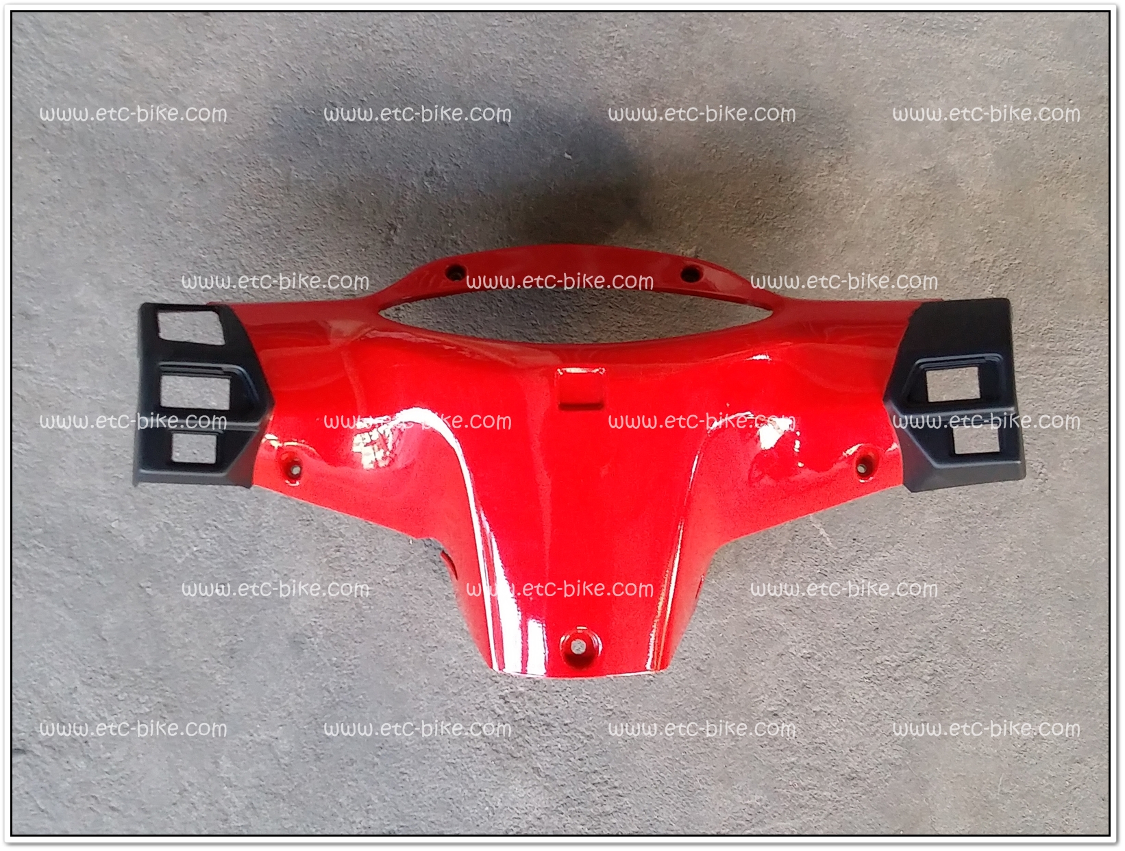 หน้ากากหลัง WAVE125 สีแดง