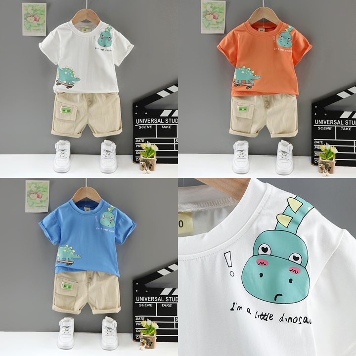 ha1695 เสื้อ+กางเกง size 80-110 จำนวน 4 ตัวต่อแพ็ค
